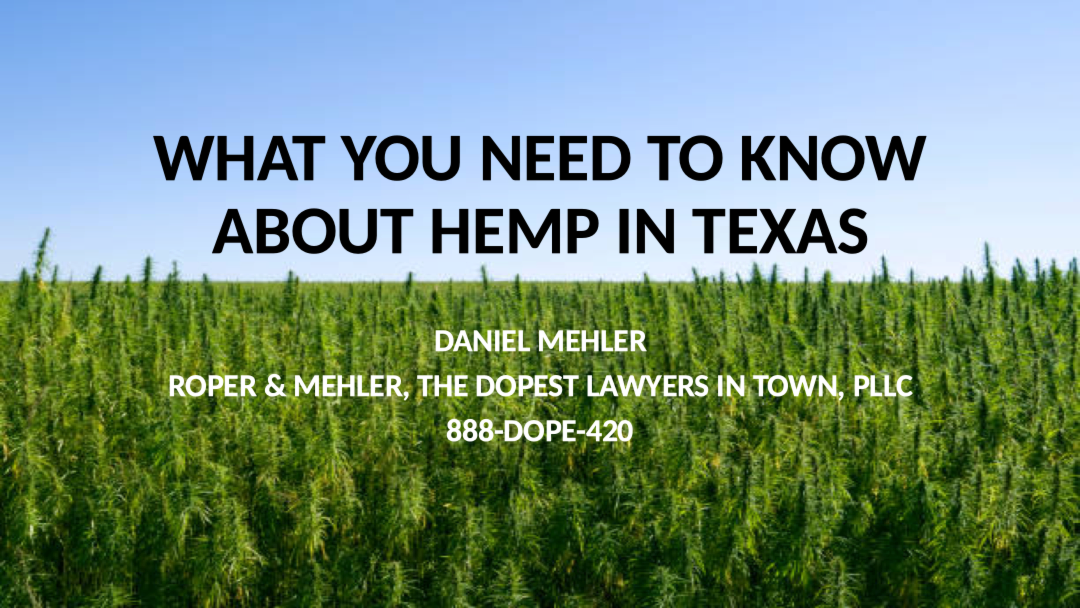 What You Need To Know About Hemp In Texas - Mehler Cannabis